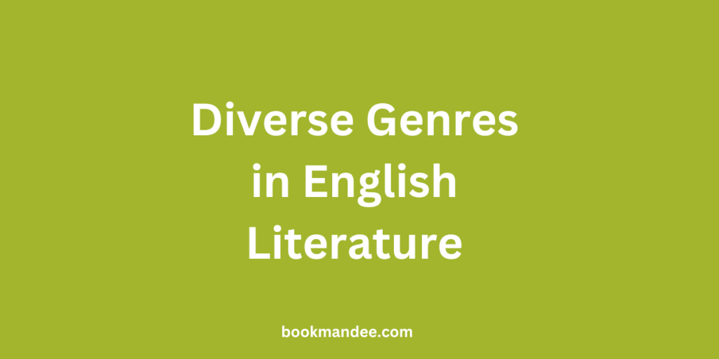 Diverse Genres in English Literature Books