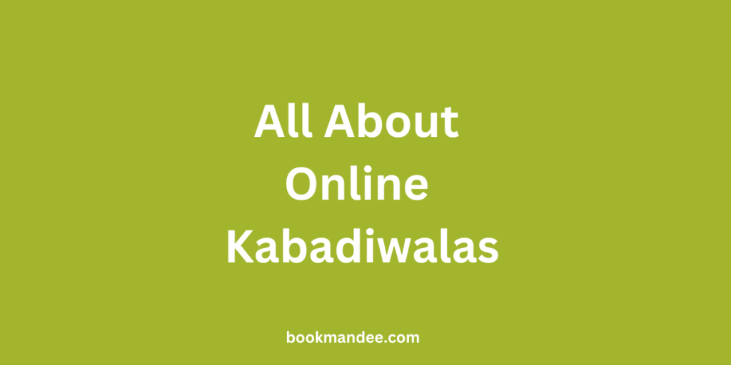 online kabadiwala - BookMandee