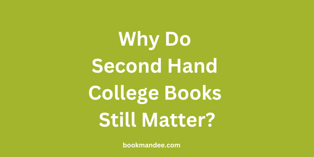 Second Hand college Books Guide