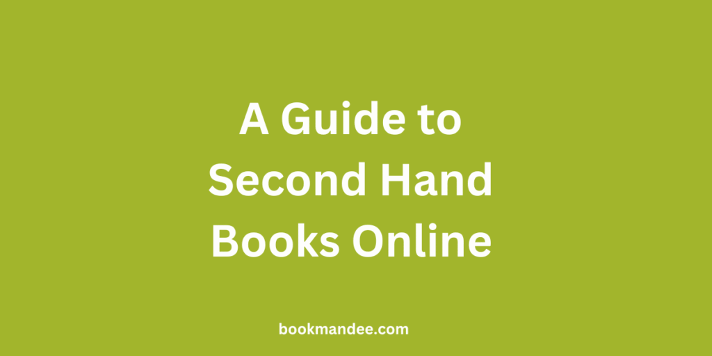 Second hand books online guide