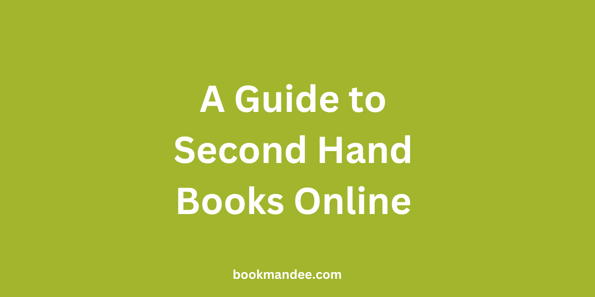 Second hand books online guide