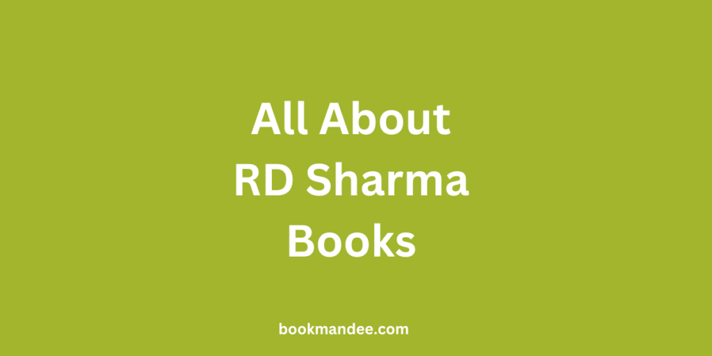 RD Sharma Books