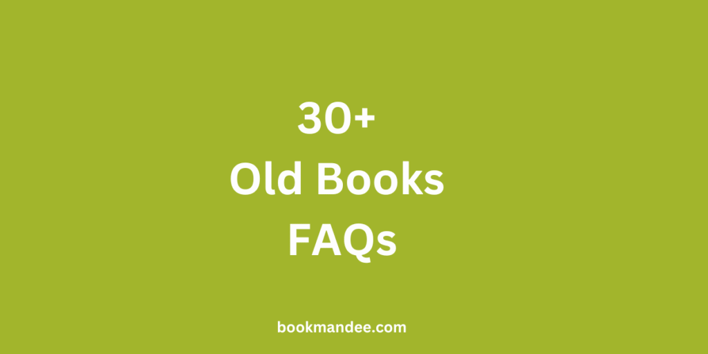 Old Book FAQs