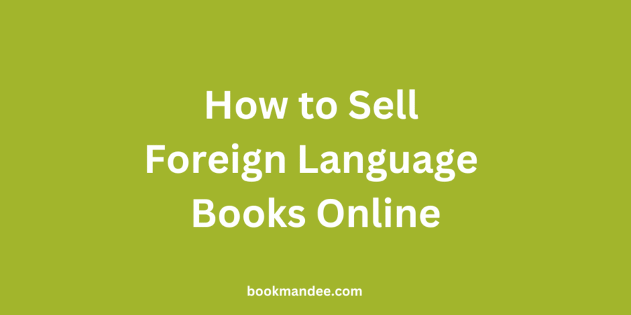 How to Sell Foreign Language Books Online