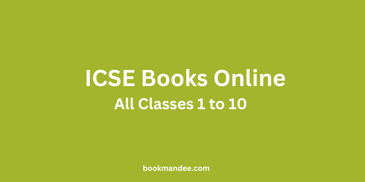 ICSE school books