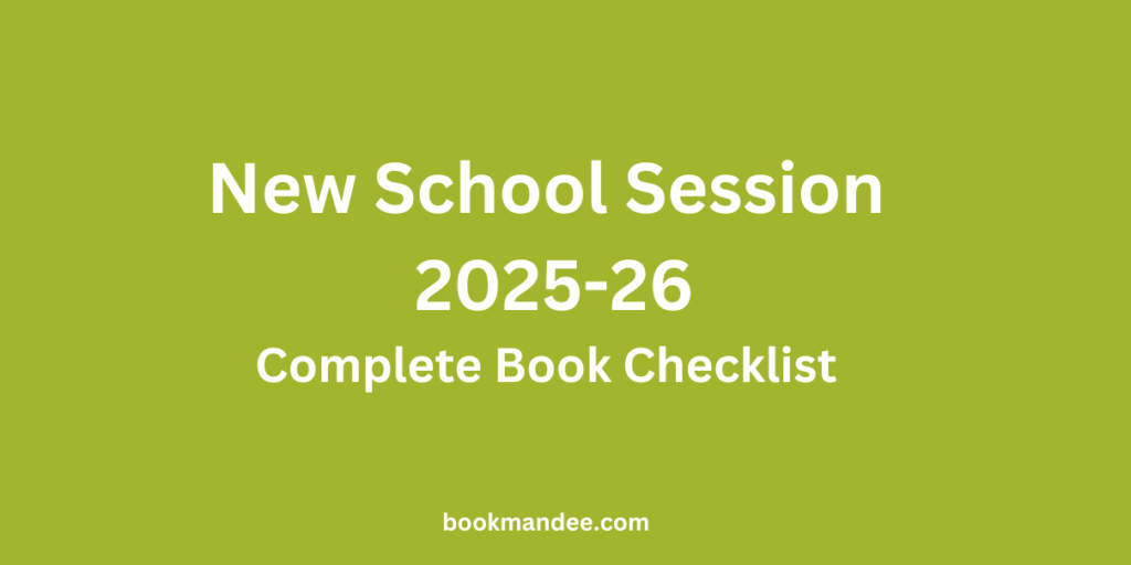 New School Session 2025-26 Complete Book Checklist