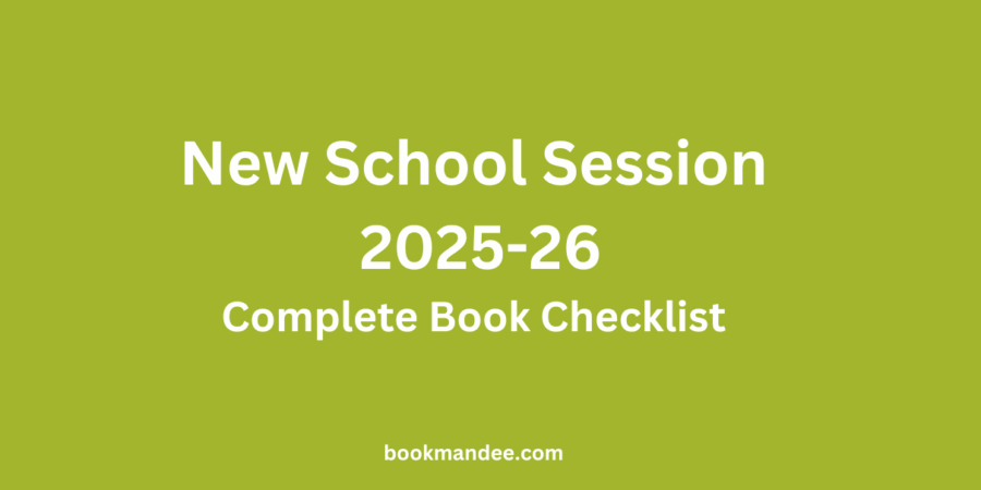 New School Session 2025-26 Complete Book Checklist
