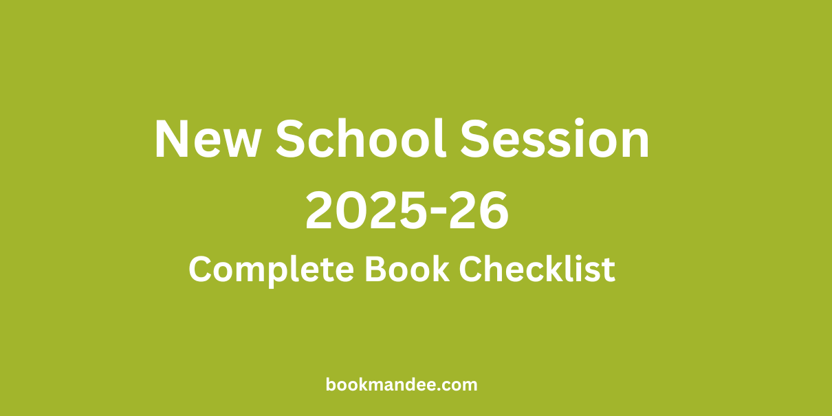 New School Session 2025-26 Complete Book Checklist