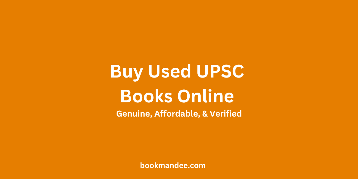 Buy Used UPSC Books Online - Genuine, Affordable, & Verified